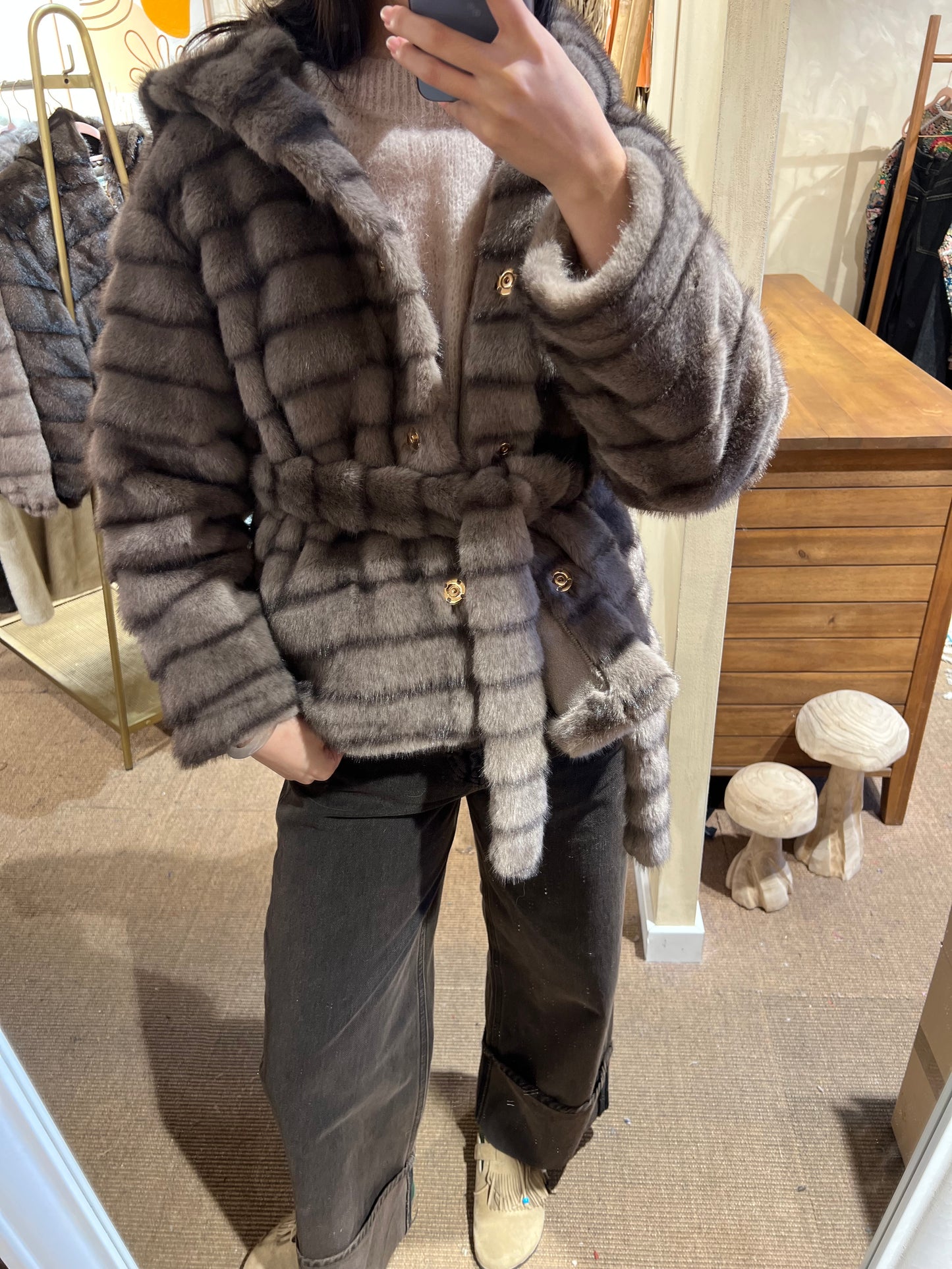 Faux Fur Jacket Aurora