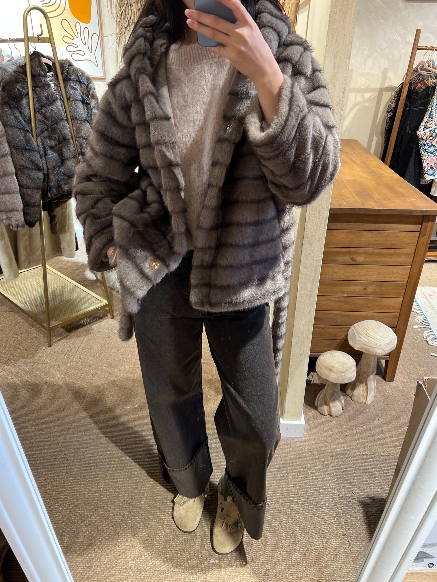 Faux Fur Jacket Aurora
