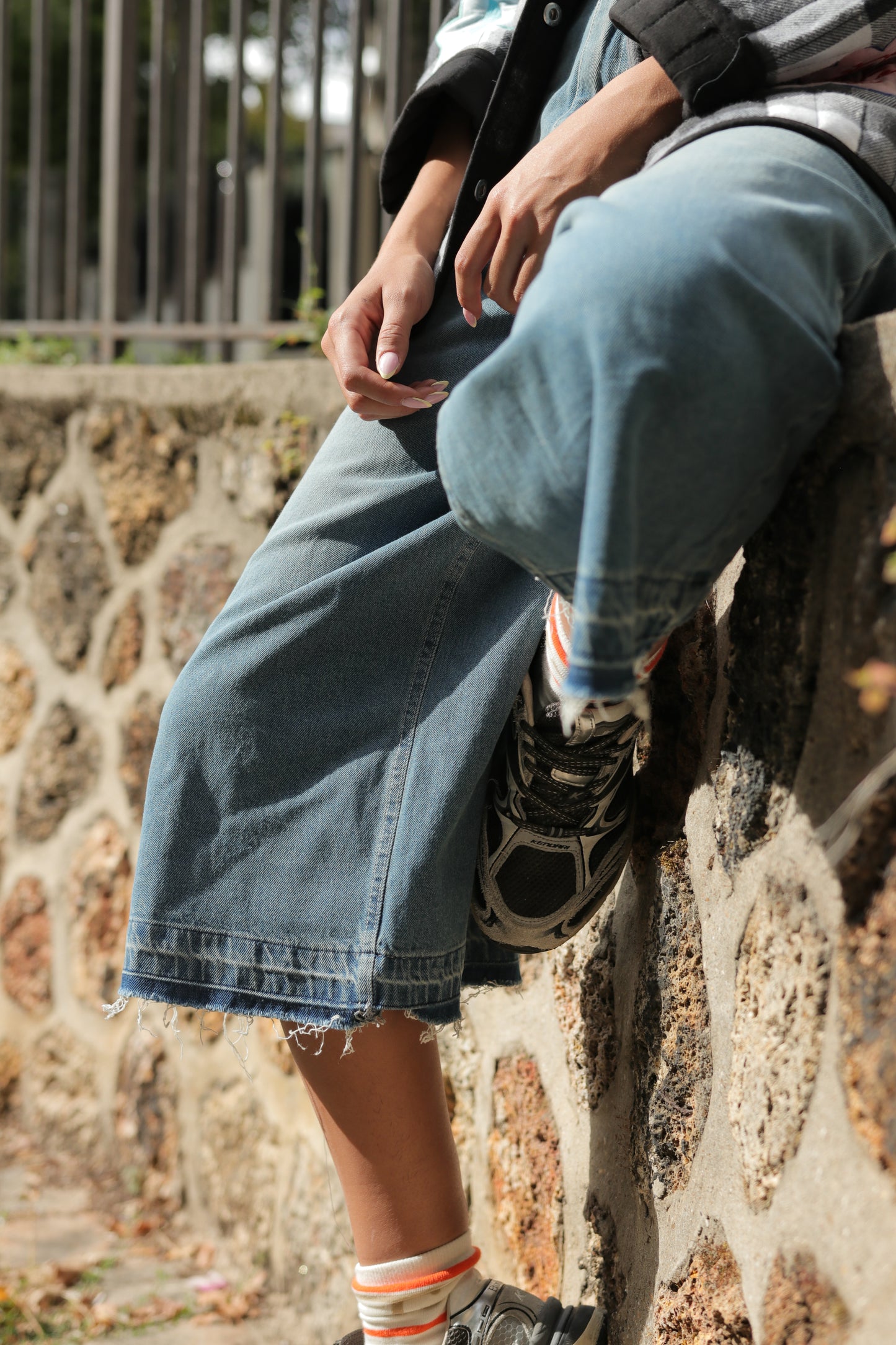 Wide-Leg Cotton Jeans Rive Gauche