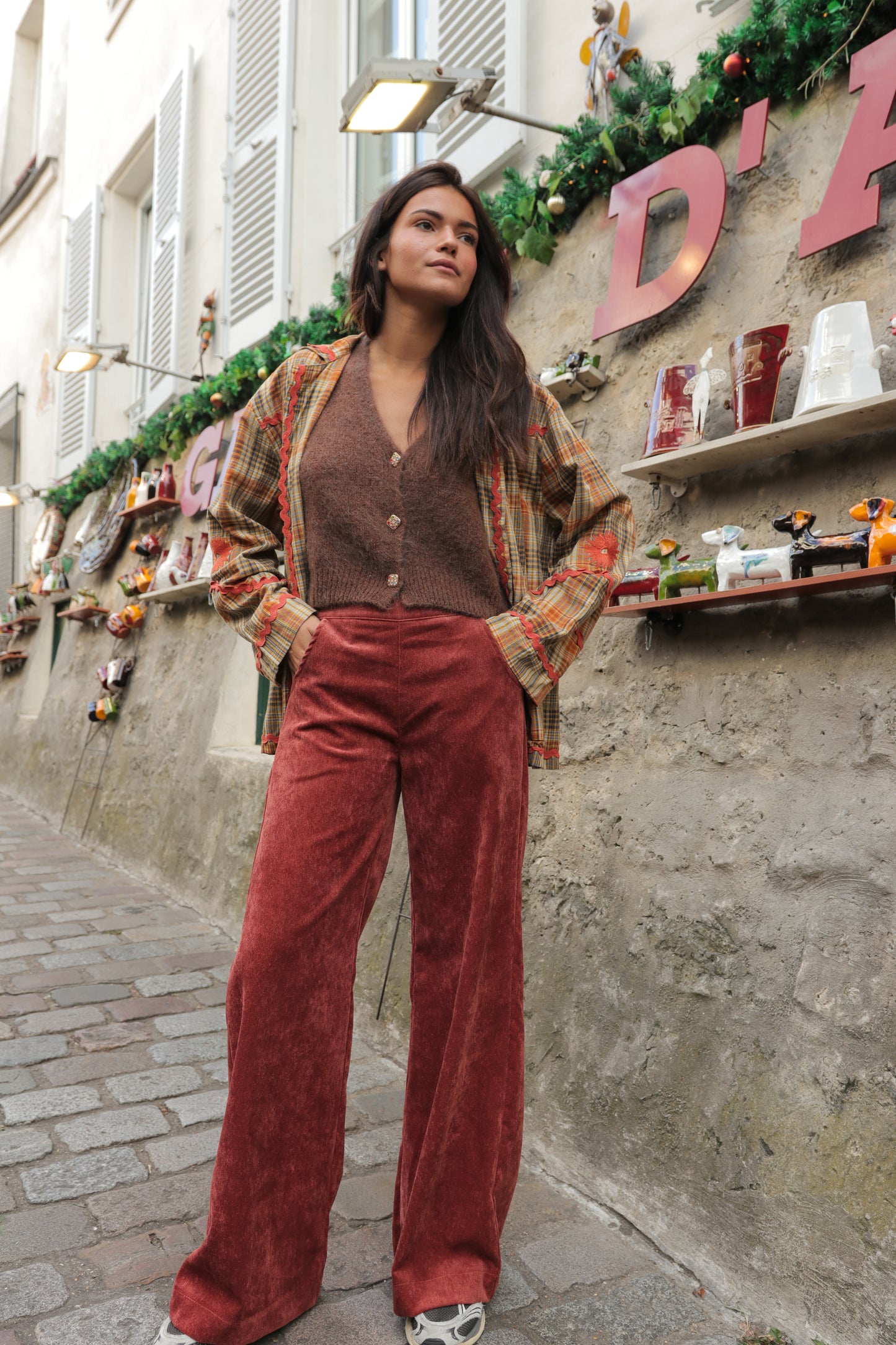 Cotton Vest Bouton Fleur