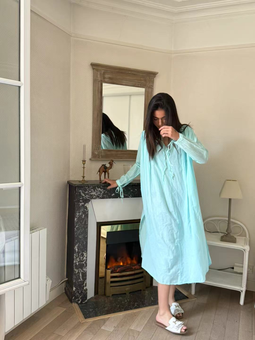 Robe Paloma Bleu Cyan