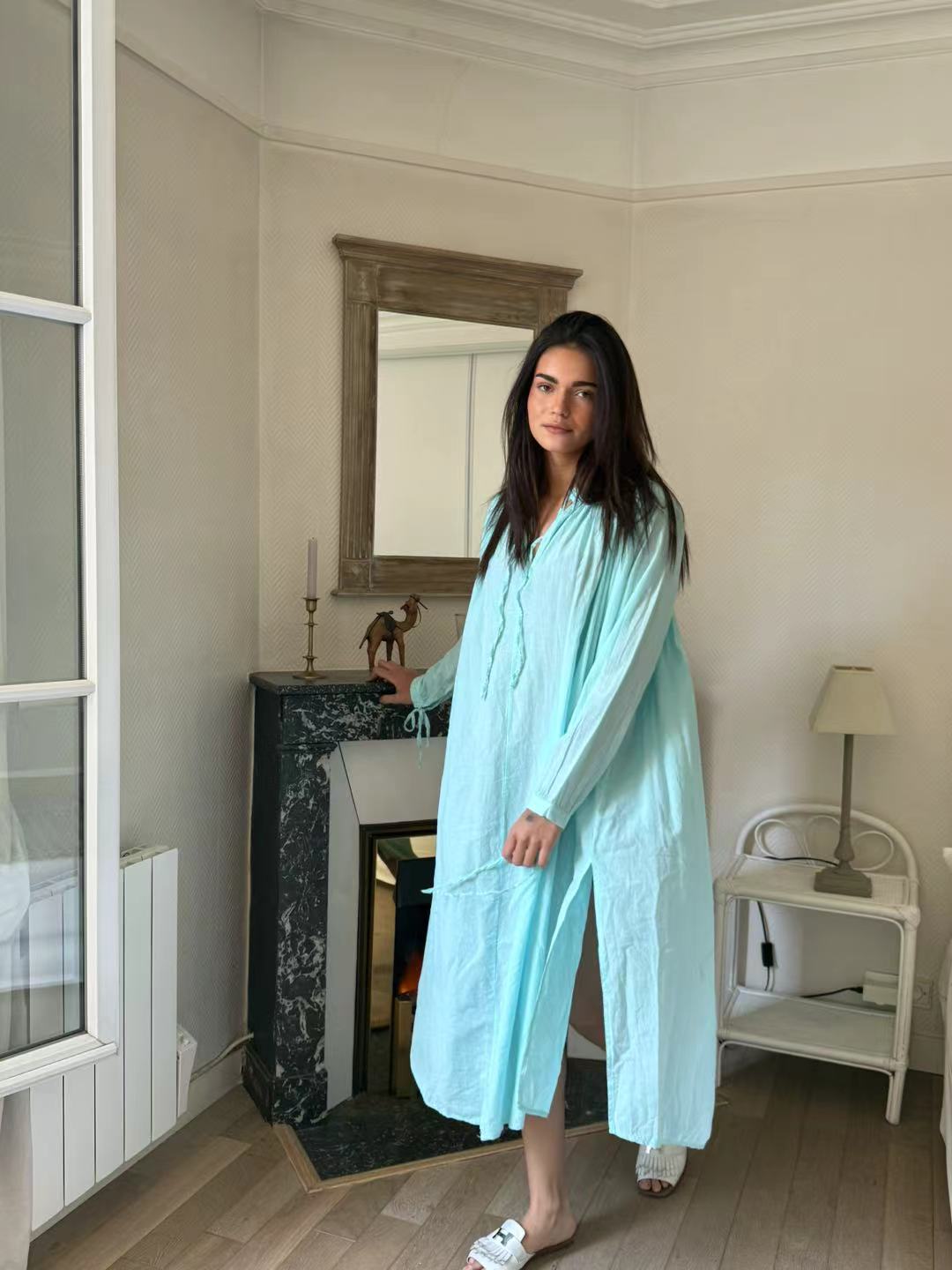 Robe Paloma Bleu Cyan