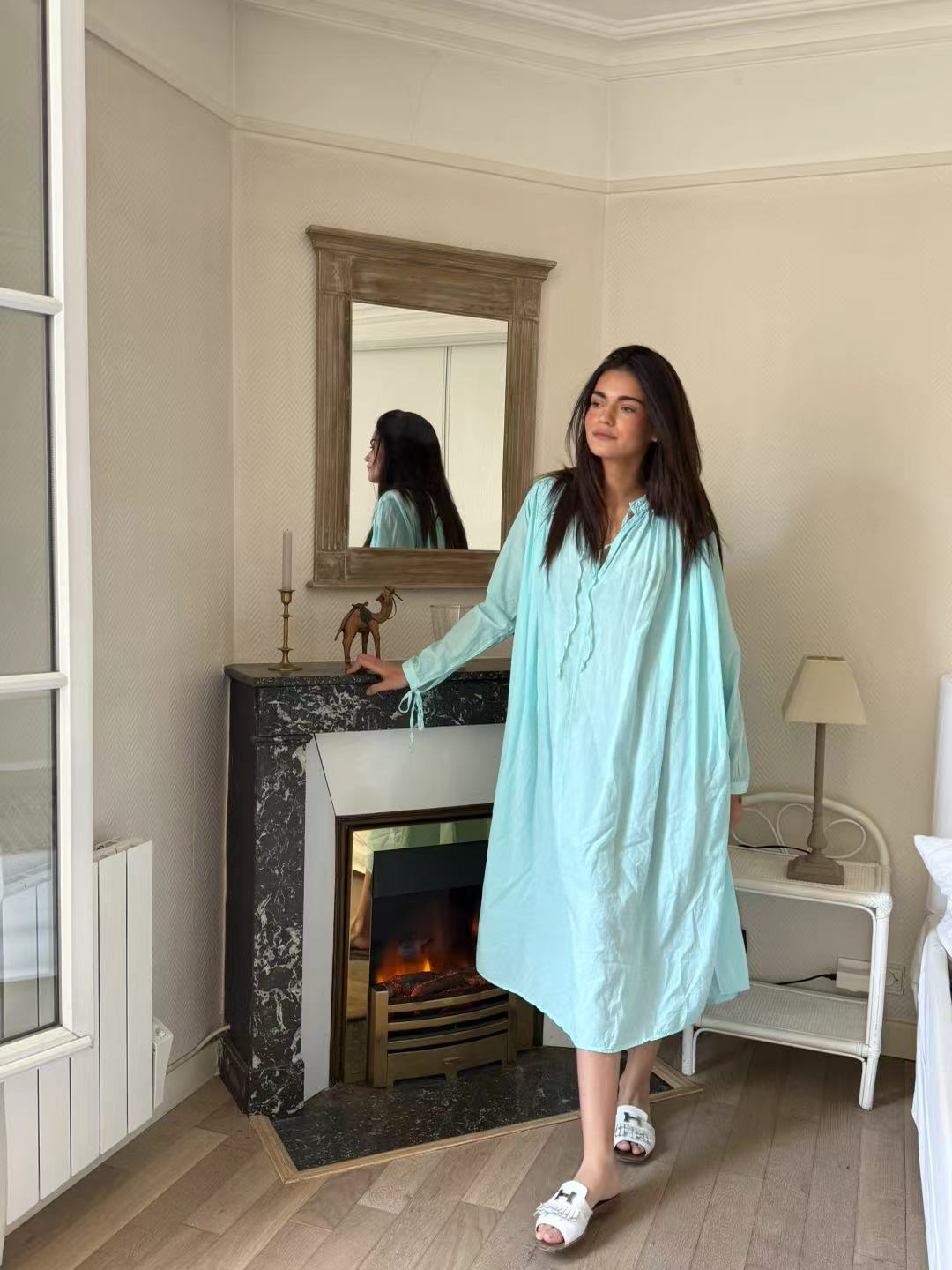 Robe Paloma Bleu Cyan