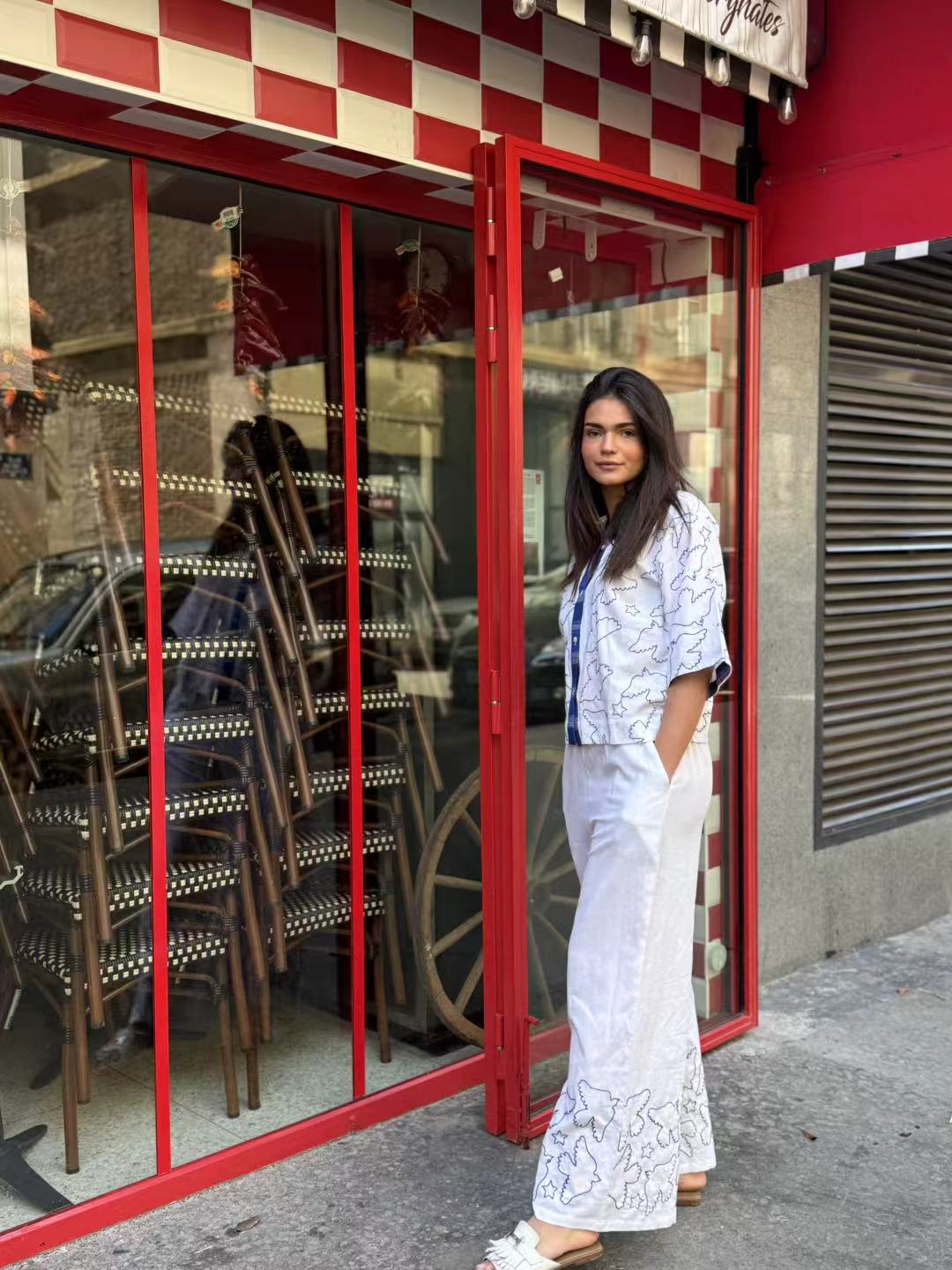 Pantalon Colombe Bleu