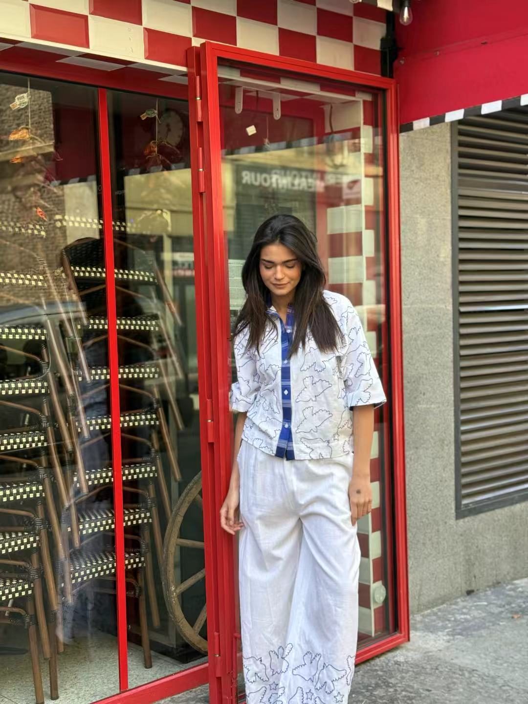 Pantalon Colombe Bleu
