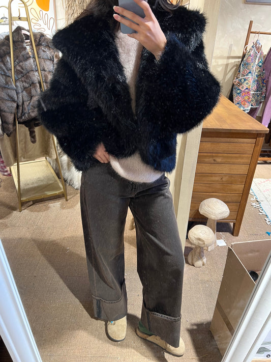 Faux Fur Short Jacket Luna Dream
