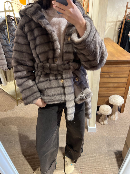 Faux Fur Jacket Aurora