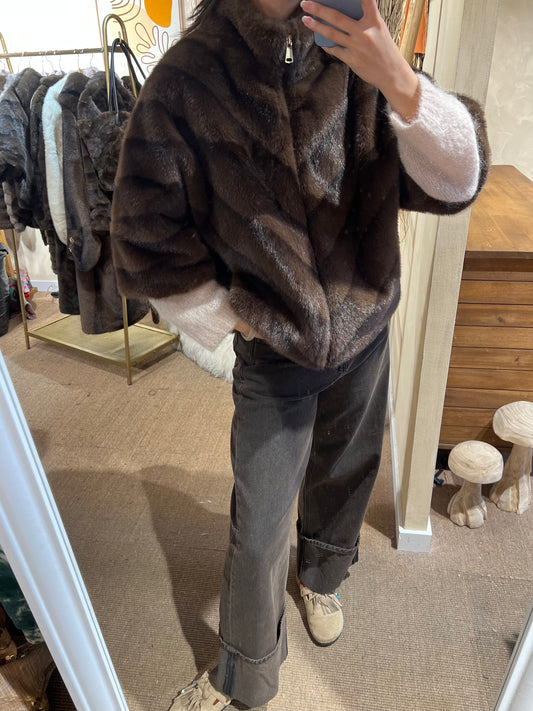 Short Faux Fur Jacket Urban Frost