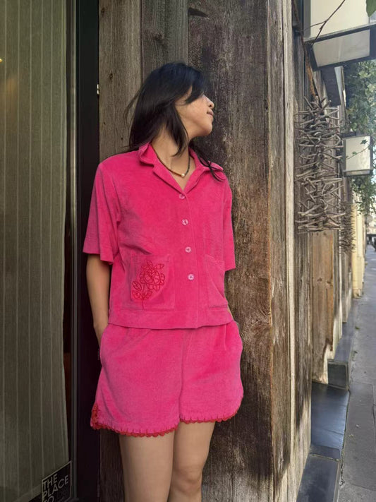 Short Bob Fushia