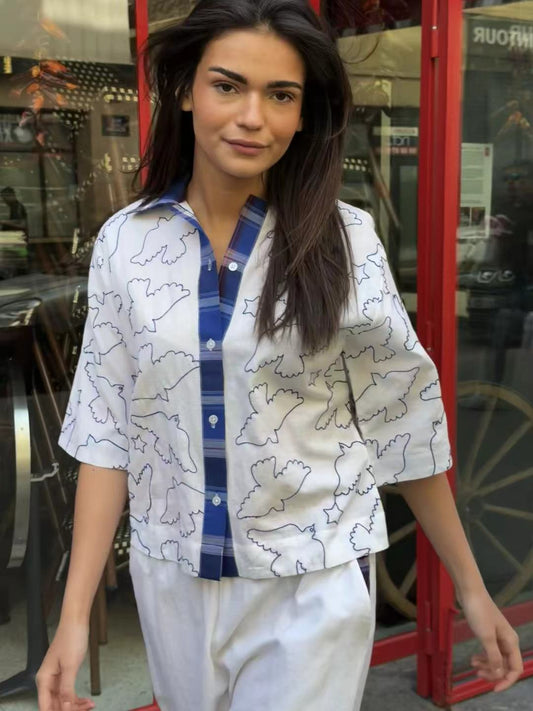 Chemise Colombe Bleu