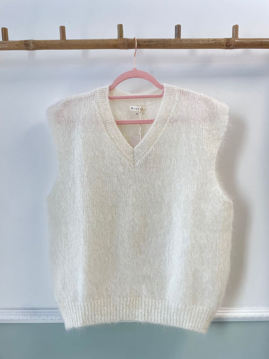 Pull mohair Venus écru