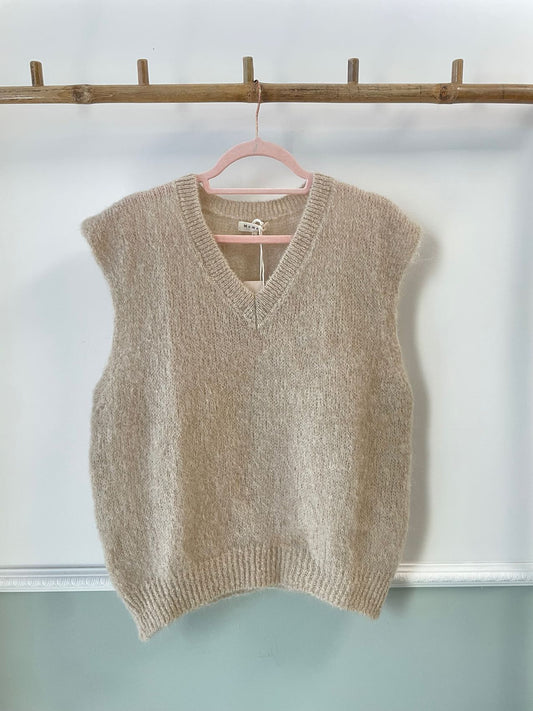 Pull mohair Venus Beige