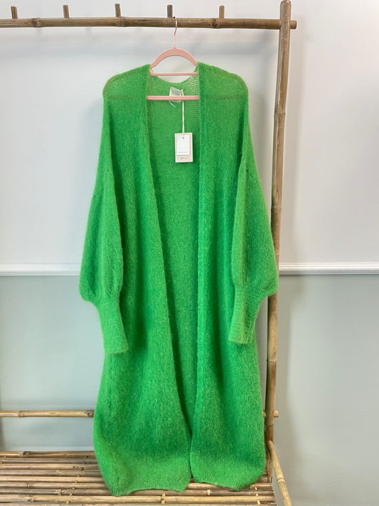 Cardigan mohair Lola Vert