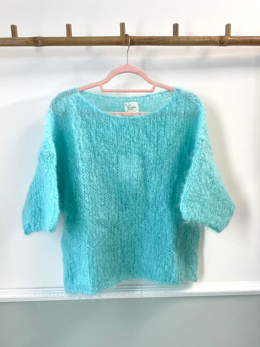 Pull mohair Dana Turquoise