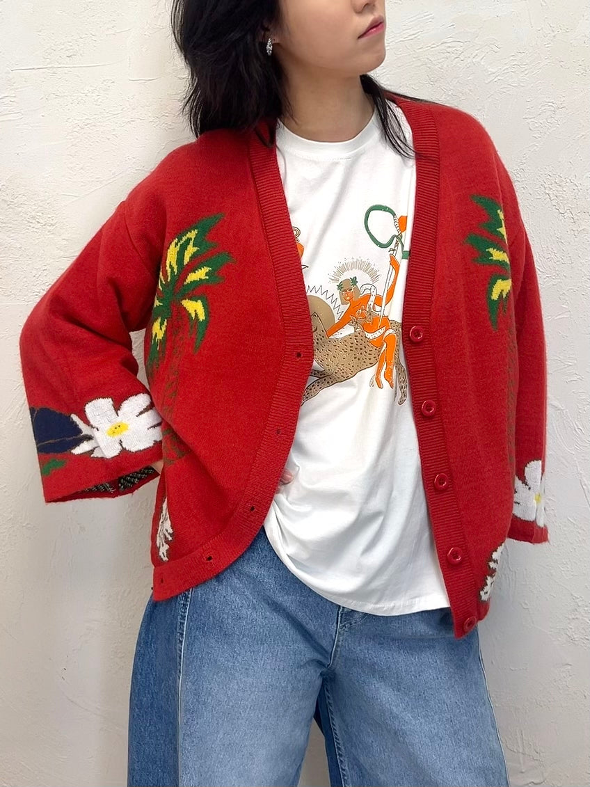 Cardigan Joy Rouge