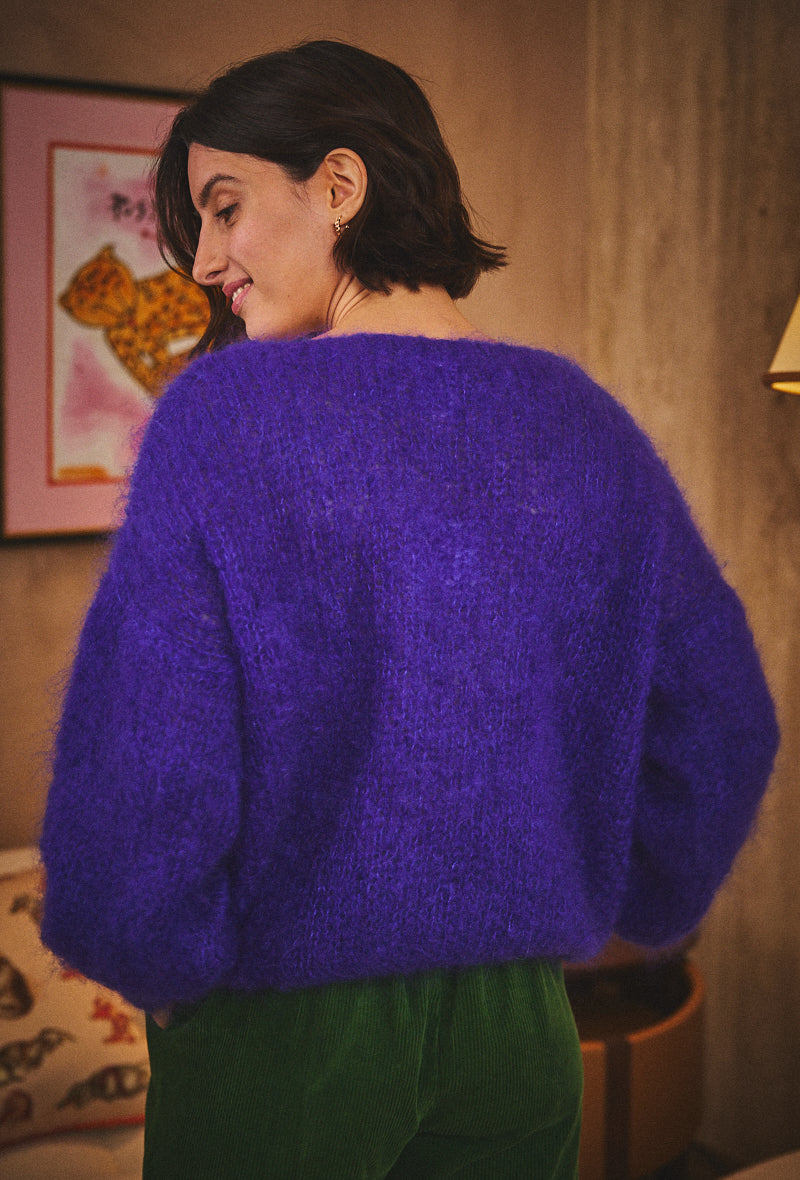 Pull mohair Suho Violet